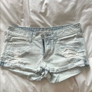 Abercrombie & Fitch Light Blue Jean Shorts